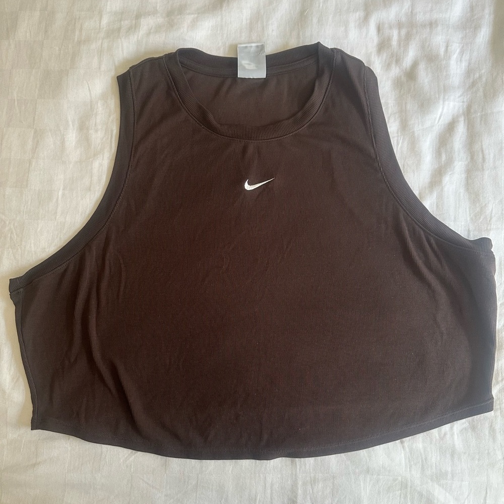Nike Women's Dark Brown Tank Top
